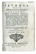 Istoria delle immaginazioni stravaganti del Signor Oufle Omnia Istoria delle immaginazioni stravaganti del Signor Oufle